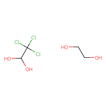 891 19 9 1 1 Ethanediol 2 2 2 Trichloro Mixt With 1 2 Ethanediol C4h9cl3o4 Formula Nmr Boiling Point Density Flash Point