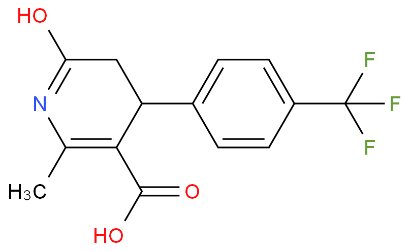 6-methyl-2-oxo-4-[4-(trifluoromethyl)phenyl]-3,4-dihydro-1H-pyridine-5-carboxylic acid