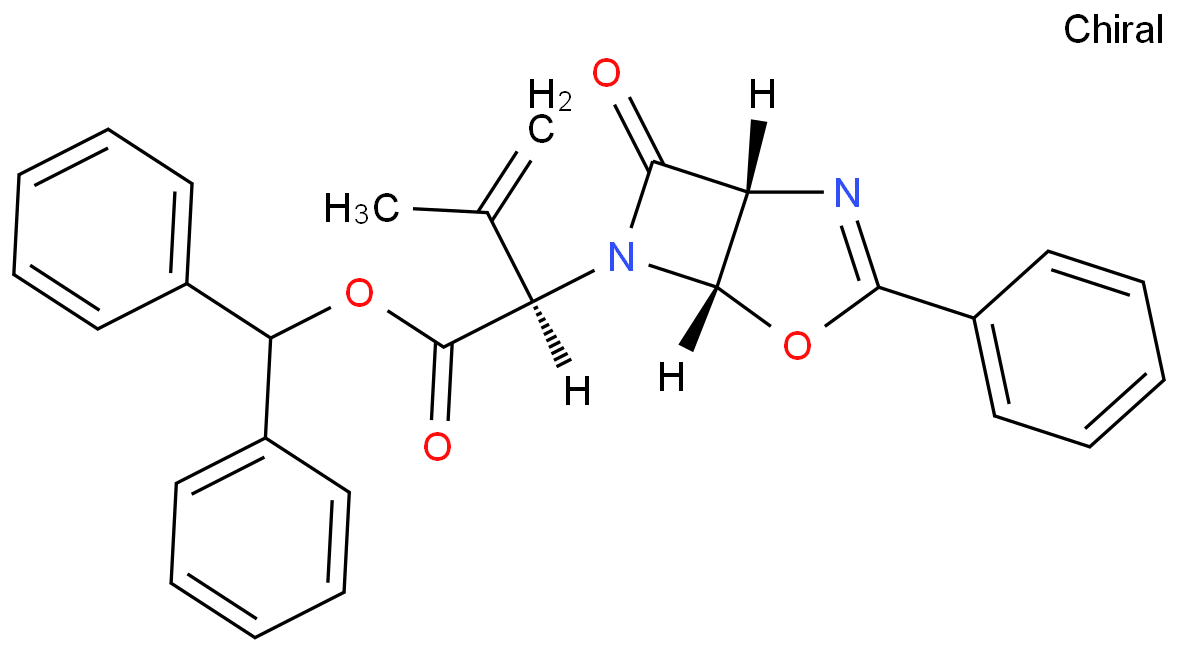 Diphenylmethyl (2R)-3-methyl-2-[(1R,5S)-3-phenyl-7-oxo-4-oxa-2,6-diazabicyclo[3,2,0]hept-2-en-6-yl]-3-butenoate