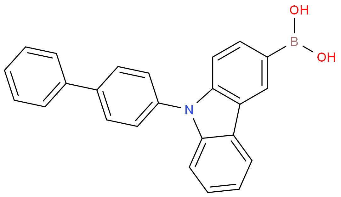 9-(biphenyl-4-yl)-3-boric acid-9H-carbazole  