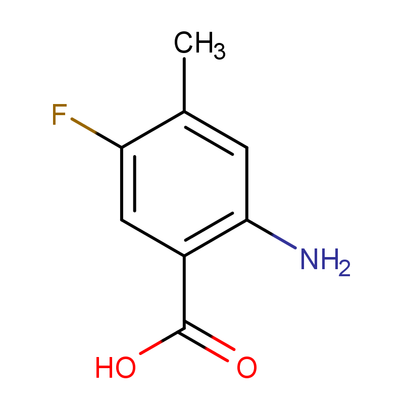 2-氨基-5-氟-4-甲基-苯甲酸 CAS号:103877-79-8科研及生产专用 高校及研究所支持货到付款