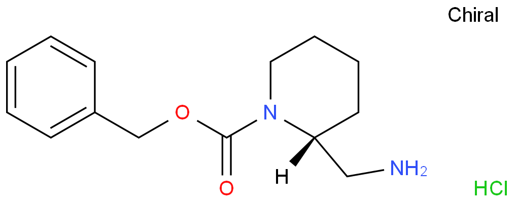 (R)-2-(氨基甲基)哌啶-1-羧酸苄酯盐酸盐/1217653-34-3