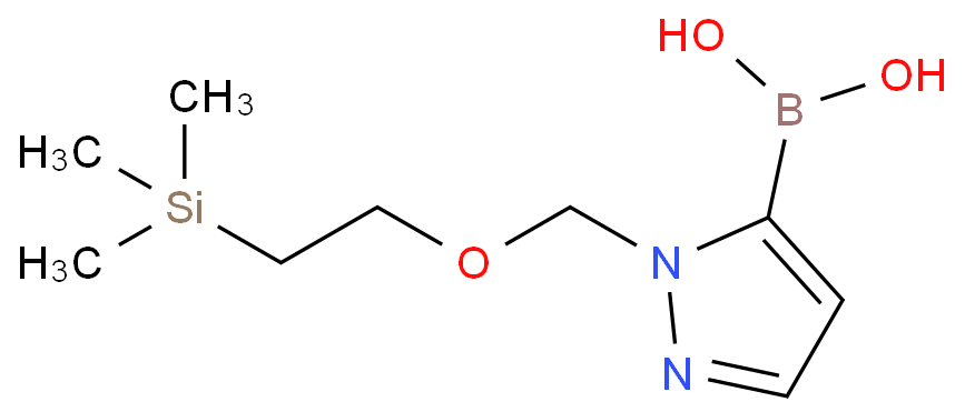 (1-((2-(三甲基硅烷基)乙氧基)甲基)-1H-吡唑-5-基)硼酸CAS号188978-71-4；科研试剂/现货