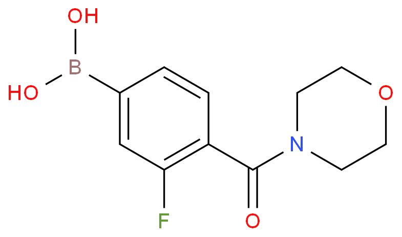 (3-氟-4-(吗啉-4-羰基)苯基)硼酸CAS:1008119-70-7