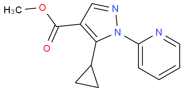 [Perfemiker]5-环丙基-1-(吡啶-2-基)-1H-吡唑-4-羧酸甲酯,95%