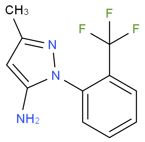 3-甲基-1-(2-(三氟甲基)苯基)-1H-吡唑-5-胺 CAS号:380238-10-8科研及生产专用 高校及研究所支持货到付款