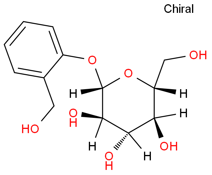 水杨苷化学结构式