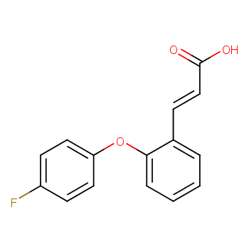 3-[2-(4-FLUOROPHENOXY)PHENYL]ACRYLIC ACID