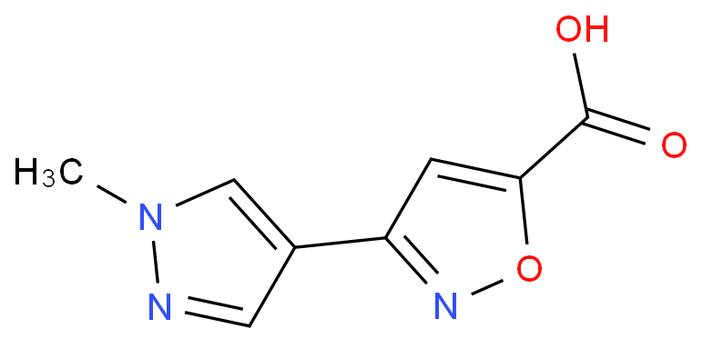 3-(1-METHYL-1H-PYRAZOL-4-YL)-ISOXAZOLE-5-CARBOXYLIC ACID