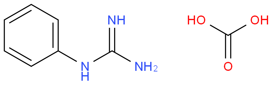 苯基胍碳酸盐化学结构式