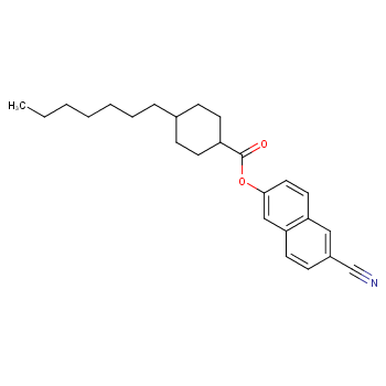 6-Cyano-2-naphthyl 4-heptylcyclohexanecarboxylate