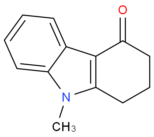 1,2,3,9-四氢-9-甲基咔唑酮化学结构式