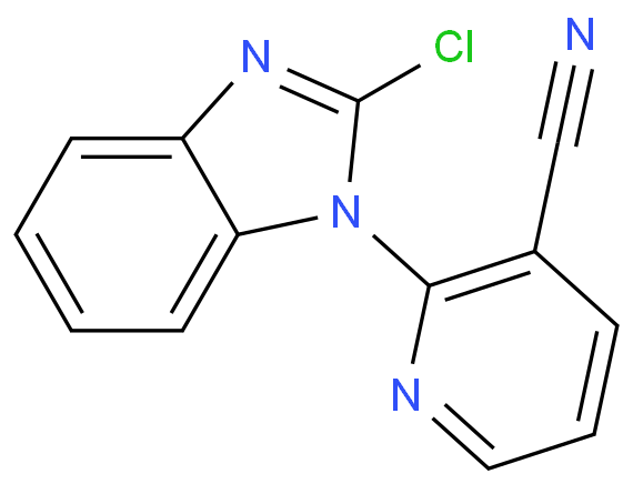 2-(2-Chloro-benzoimidazol-1-yl)-nicotinonitrile  