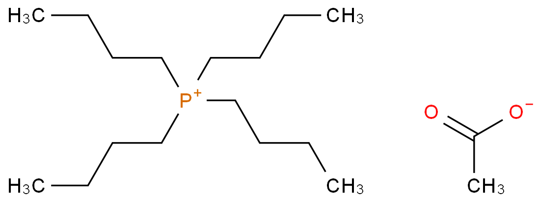30345-49-4 四丁基磷翁乙酸盐 结构式图片