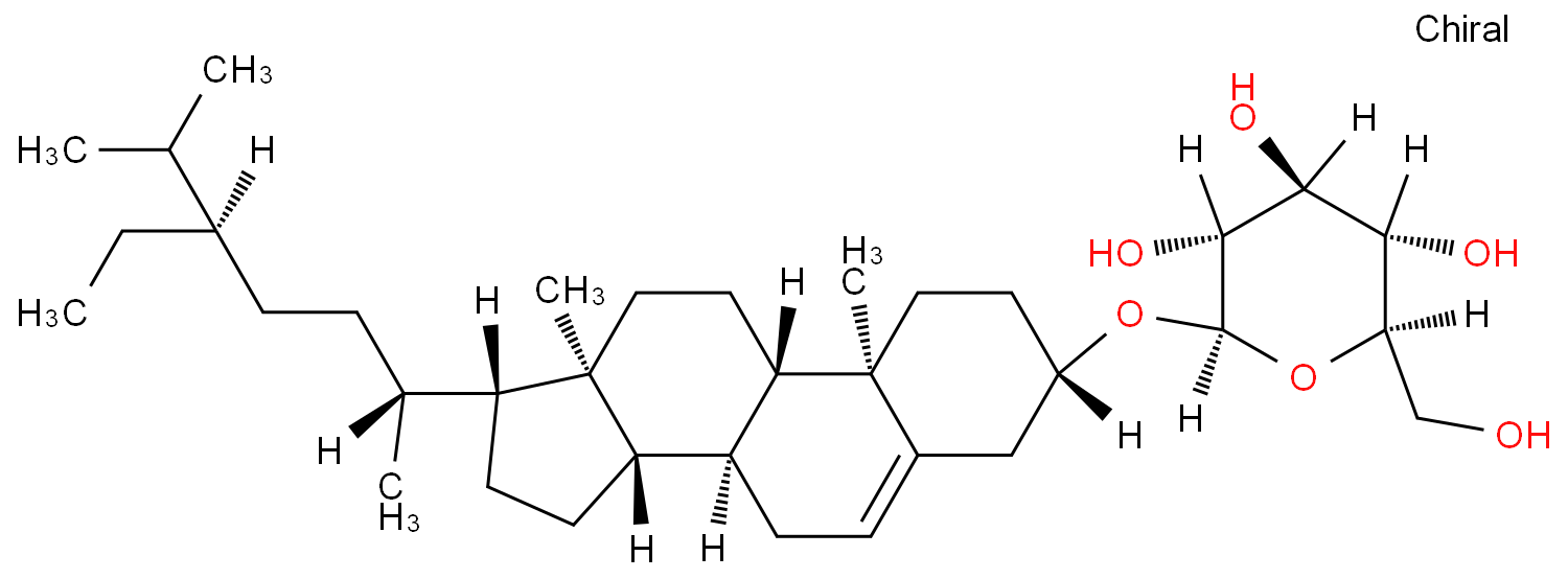 西托糖苷化学结构式