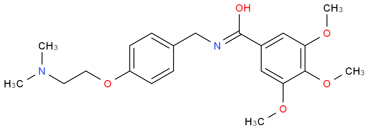 曲美苄胺化学结构式