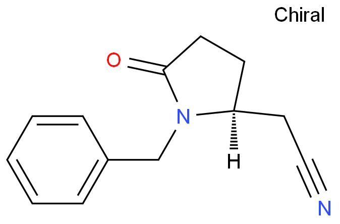 (S)-1-BENZYL-5-OXO-PYRROLIDIN-2-YL ACETONITRILE
