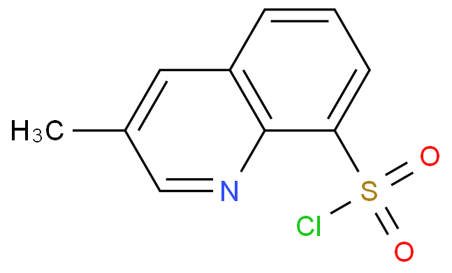 3-甲基-8-喹啉磺酰氯化学结构式