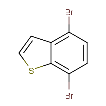 1391908-40-9 布瑞哌唑杂质:sm1-7:4,7-二溴苯并[b]噻吩 结构式图片