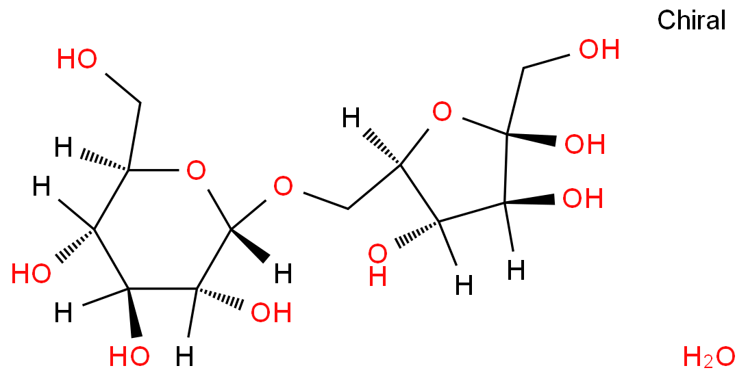 帕拉金糖水合物化学结构式