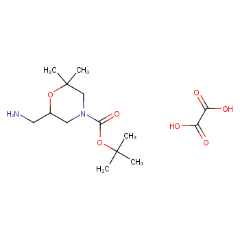 (S)-6-氨甲基-2,2-二甲基吗啉-4-羧酸叔丁酯草酸盐 CAS号:1951425-14-1科研及生产专用 高校及研究所支持货到付款