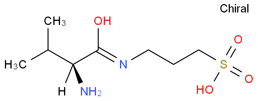 3-[(2S)-2-amino-3-methylbutanamido]propane-1-sulfonic acid