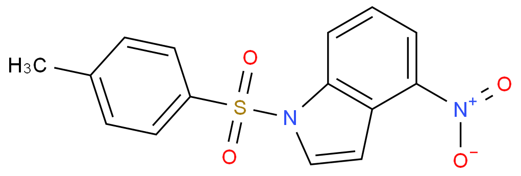 1h-Indole,1-[(4-methylphenyl)sulfonyl]-4-nitro-