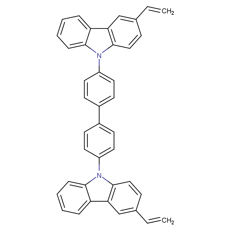 9 氢-咔唑,9,9-联苯-4,4-二基双[3-乙烯基- CAS号:908147-48-8科研及生产专用 高校及研究所支持货到付款