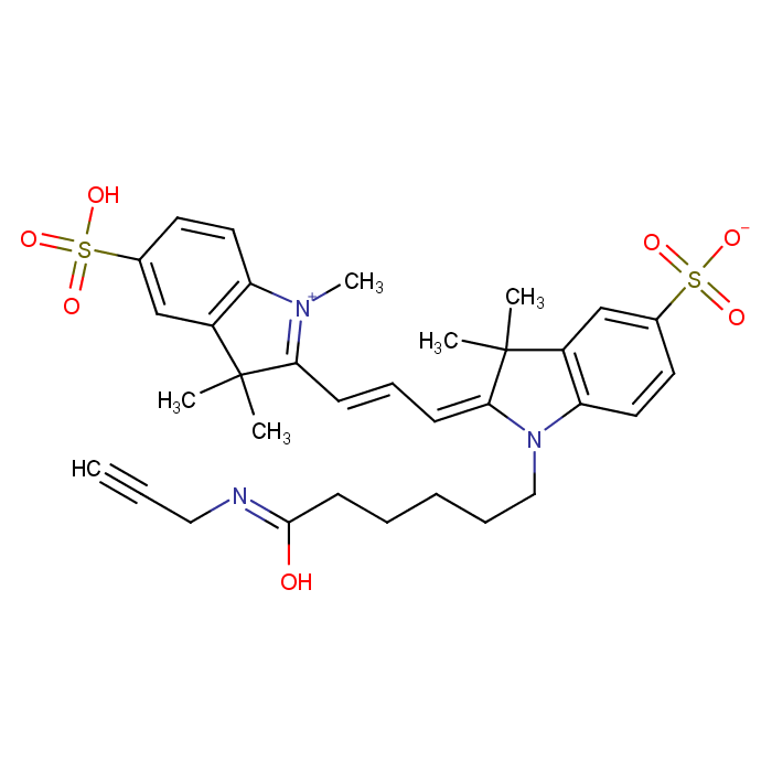 Sulfo-CY3-alkyne水溶cy3炔基2055138-87-7