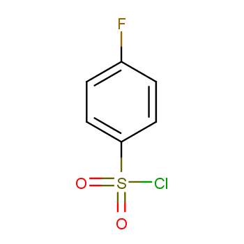 4-氟苯磺酰氯化学结构式