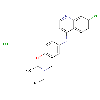 4-((7-氯喹啉-4-基)氨基)-2-((二乙胺基)甲基)苯酚二盐酸盐