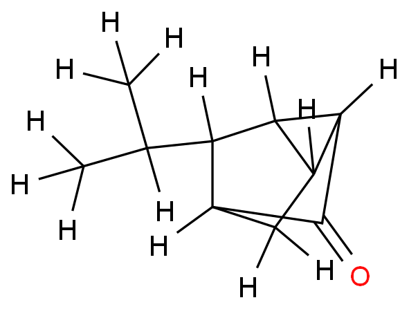 Tricyclo[2.2.1.02,6]heptanone, 5-(1-methylethyl)-, stereoisomer (9CI)