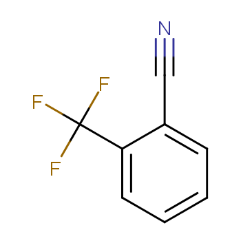 2-三氟甲基苯腈化学结构式