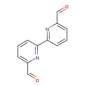 2,2'-联吡啶-6,6'-二甲醛化学结构式