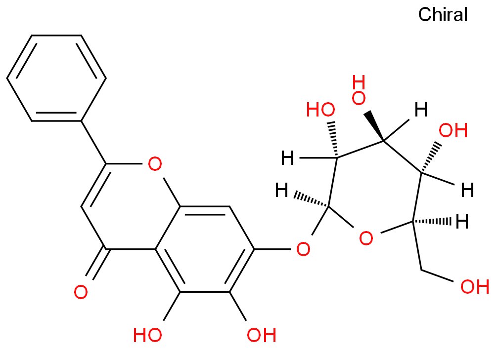 BAICALEIN 7-O-B-D-GLUCOPYRANOSIDE (BAICALIN)