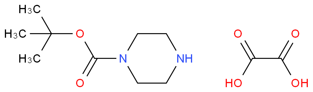 1-BOC-哌嗪化学结构式