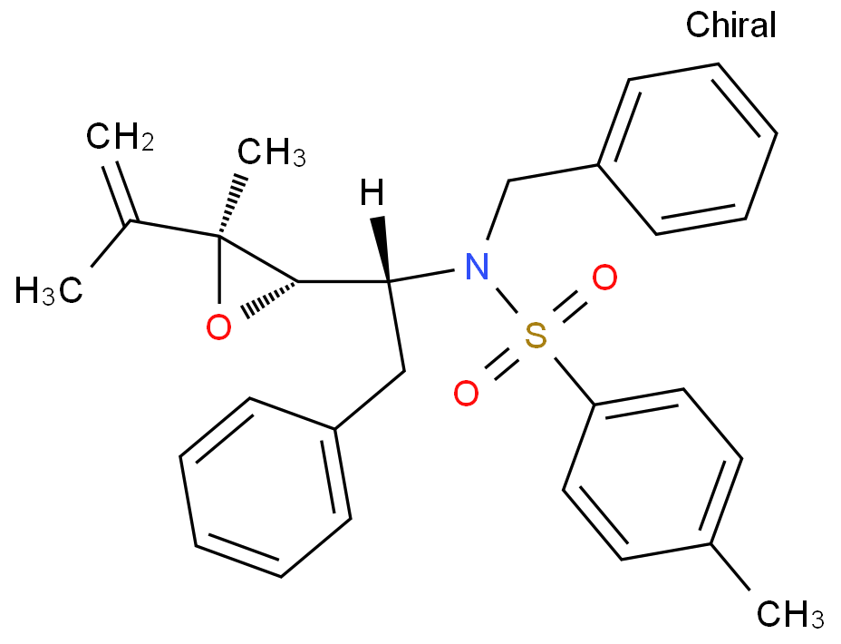 N,N-benzyl-2-(4-methyl-3,4-epoxy-1-phenyl)hexa-5-enyl-p-toluenesulfonamide