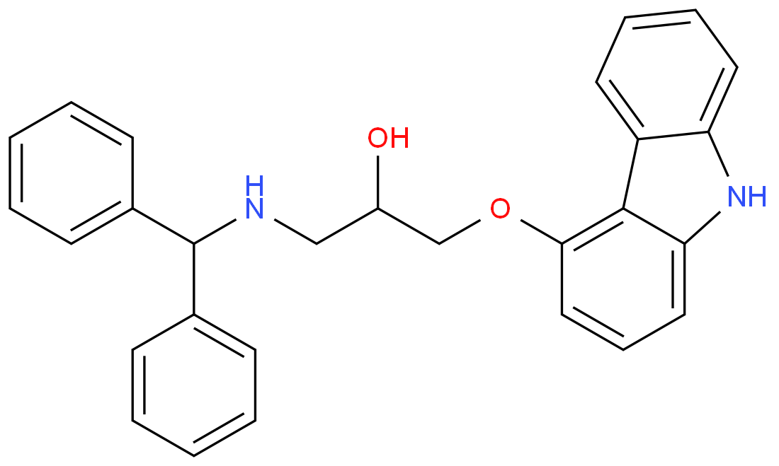 1-(9H-carbazol-4-yloxy)-3-(benzhydrylamino)propan-2-ol