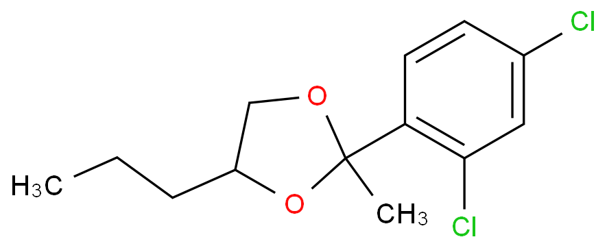 2-(2,4-Dichlorophenyl)-2-methyl-4-propyl-1,3-dioxolane