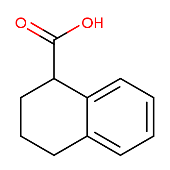 1,2,3,4-四氢-1-萘甲酸化学结构式