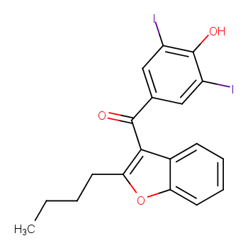 2-Butyl-3-(3,5-diiodo-4-hydroxybenzoyl)benzofuran