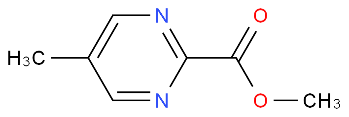 5-甲基-2-嘧啶羧酸甲酯化学结构式