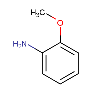 邻甲氧基苯胺化学结构式