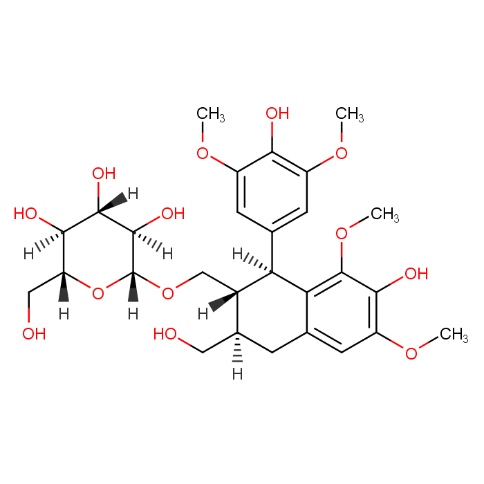 (+)-南燭木樹脂酚-9'-O-葡萄糖苷