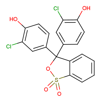 氯酚红化学结构式