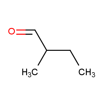2-甲基丁醛化学结构式
