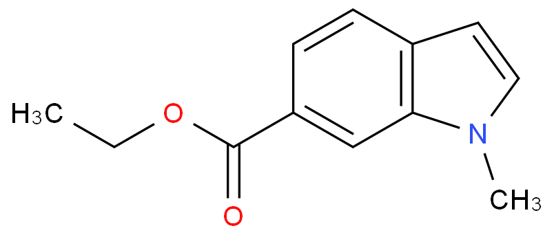 1-甲基-1H-吲哚-6-羧酸乙酯 CAS号:202745-74-2科研及生产专用 高校及研究所支持货到付款