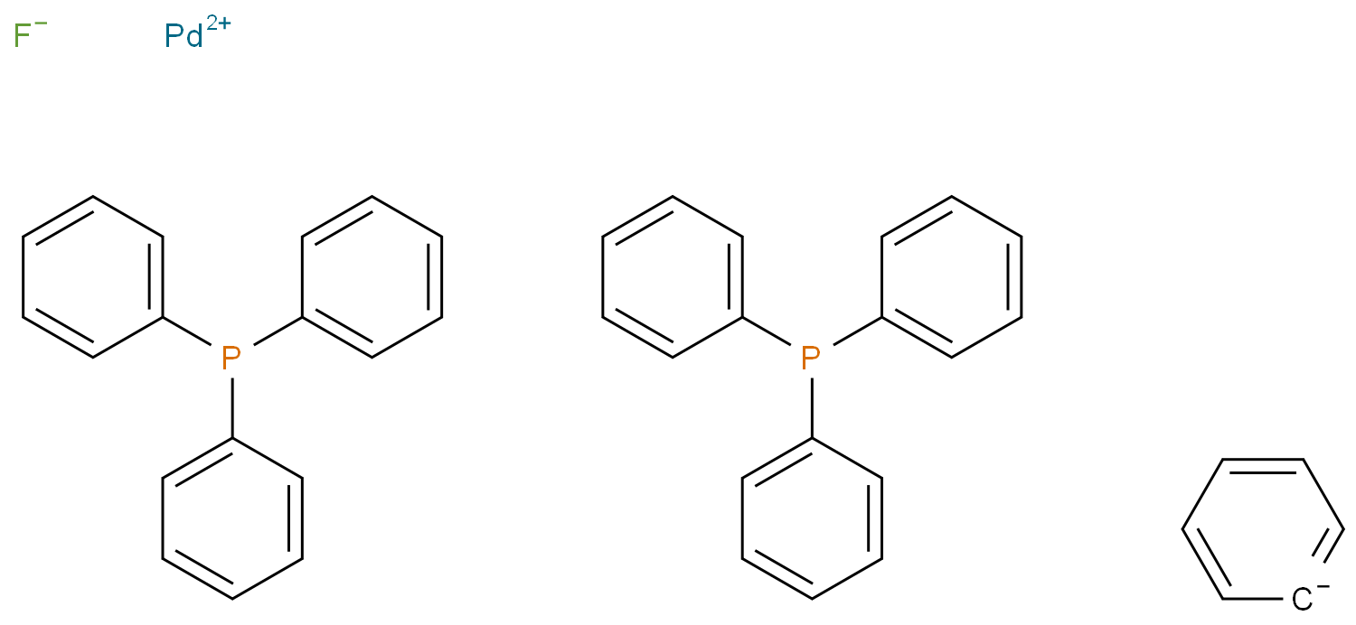 trans-[PhPdF(PPh3)2]|trans-bis(triphenylphosphine)phenylpalladium(II) fluoride|trans-[PdF(PPh3)2(C6H5)]|trans-[(Ph3P)2Pd(F)Ph]