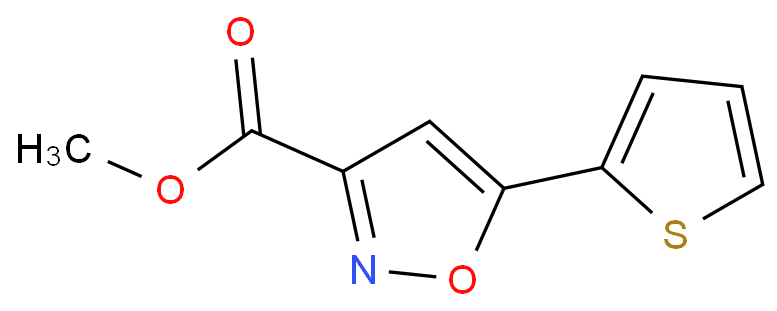 5-(2-噻吩基)异噁唑-3-甲酸甲酯 CAS号:517870-23-4 科研产品 量大从优 高校及研究所 先发后付