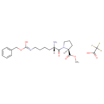 N-Benzyloxycarbonyl-L-lysyl]-L-proline Methyl Ester Trifluoroacetic Acid Salt